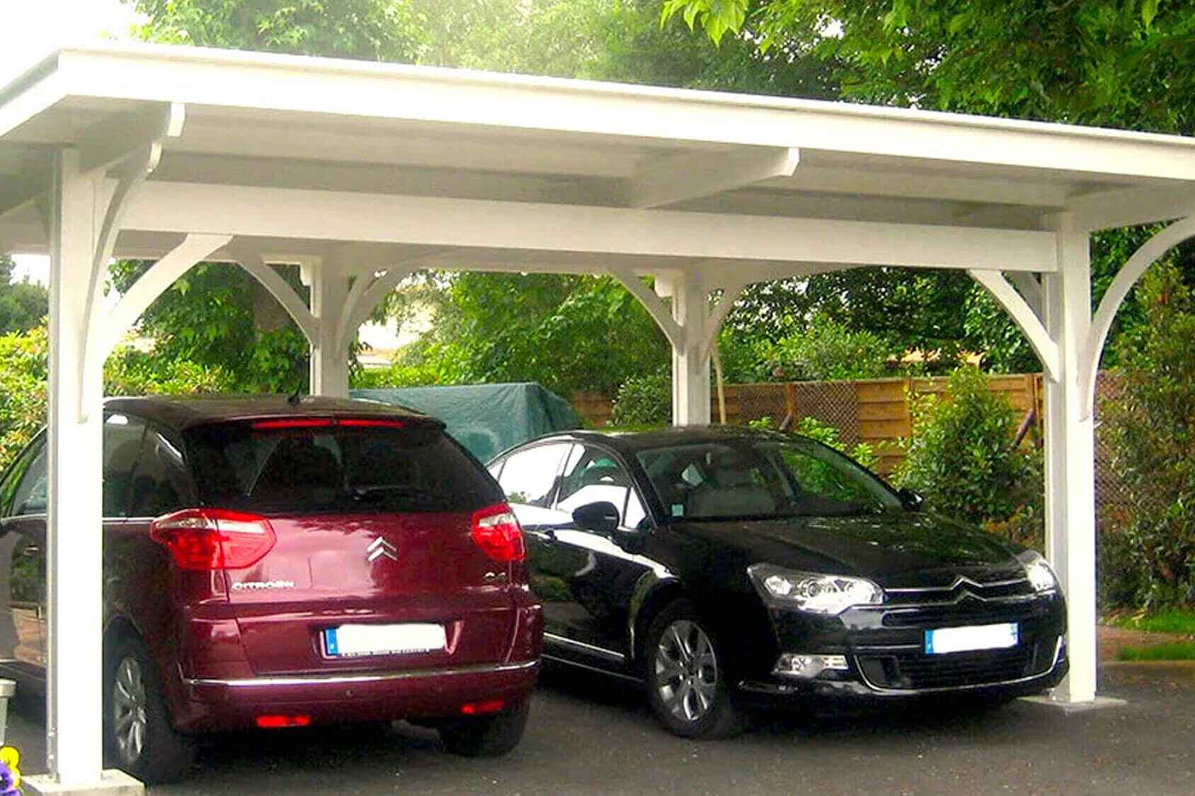 Flat Roof Car Parking Shades